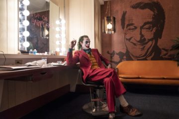 JOAQUIN PHOENIX as Joker in Warner Bros. Pictures, Village Roadshow Pictures and BRON Creative’s “JOKER,” a Warner Bros. Pictures release.