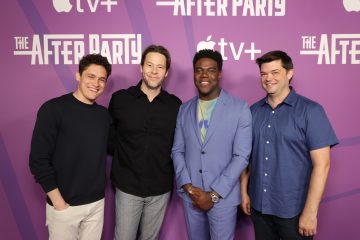 Writer/Exec. Producer Phil Lord, Ike Barinholtz, Sam Richardson, Writer/Director/Exec. Director Christopher Miller attend the THE AFTERPARTY FYC Emmy screening and Q&A at The Hollywood Legion.