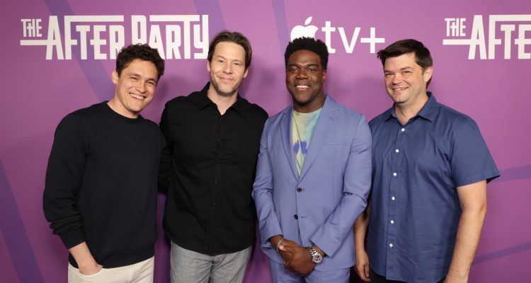 Writer/Exec. Producer Phil Lord, Ike Barinholtz, Sam Richardson, Writer/Director/Exec. Director Christopher Miller attend the THE AFTERPARTY FYC Emmy screening and Q&A at The Hollywood Legion.