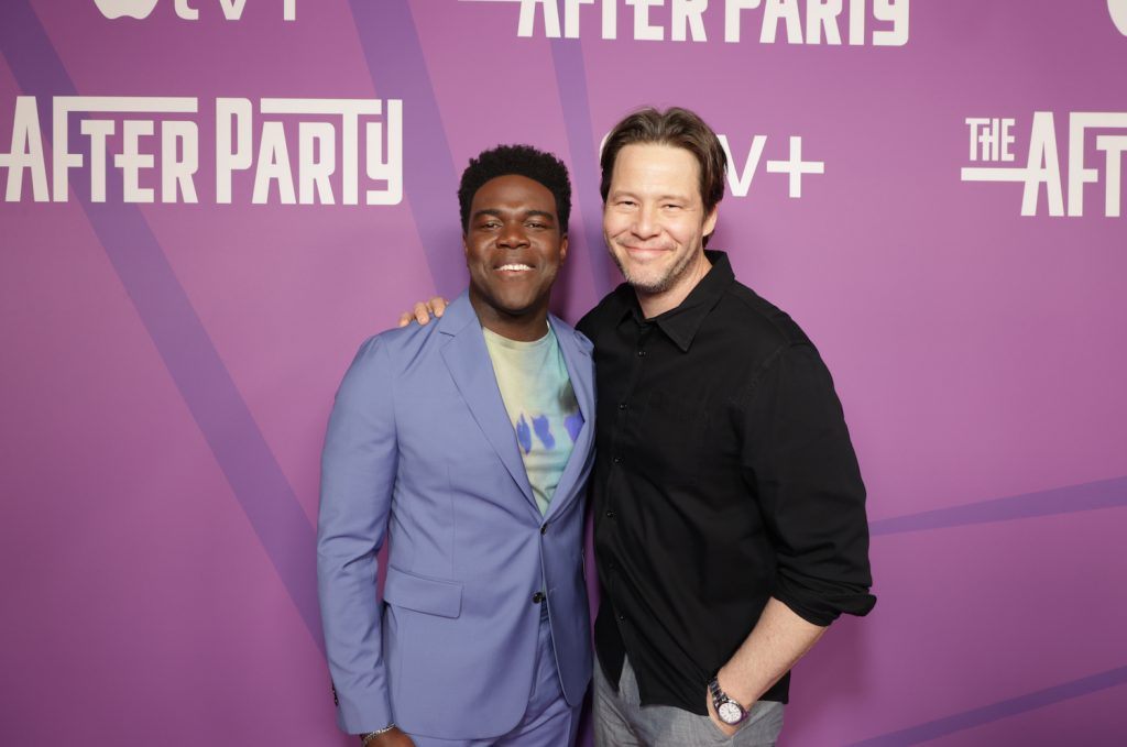 Sam Richardson and Ike Barinholtz attend the THE AFTERPARTY FYC Emmy screening and Q&A at The Hollywood Legion.