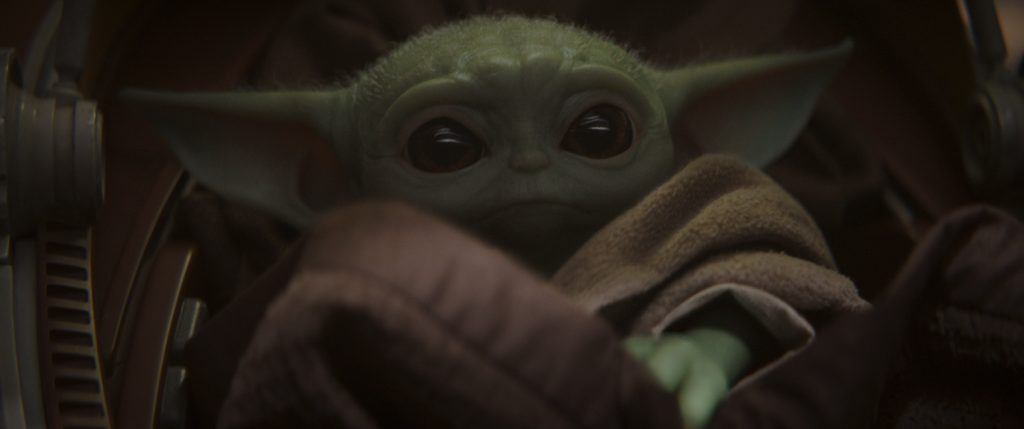 The Child (Baby Yoda) in THE MANDALORIAN, exclusively on Disney+